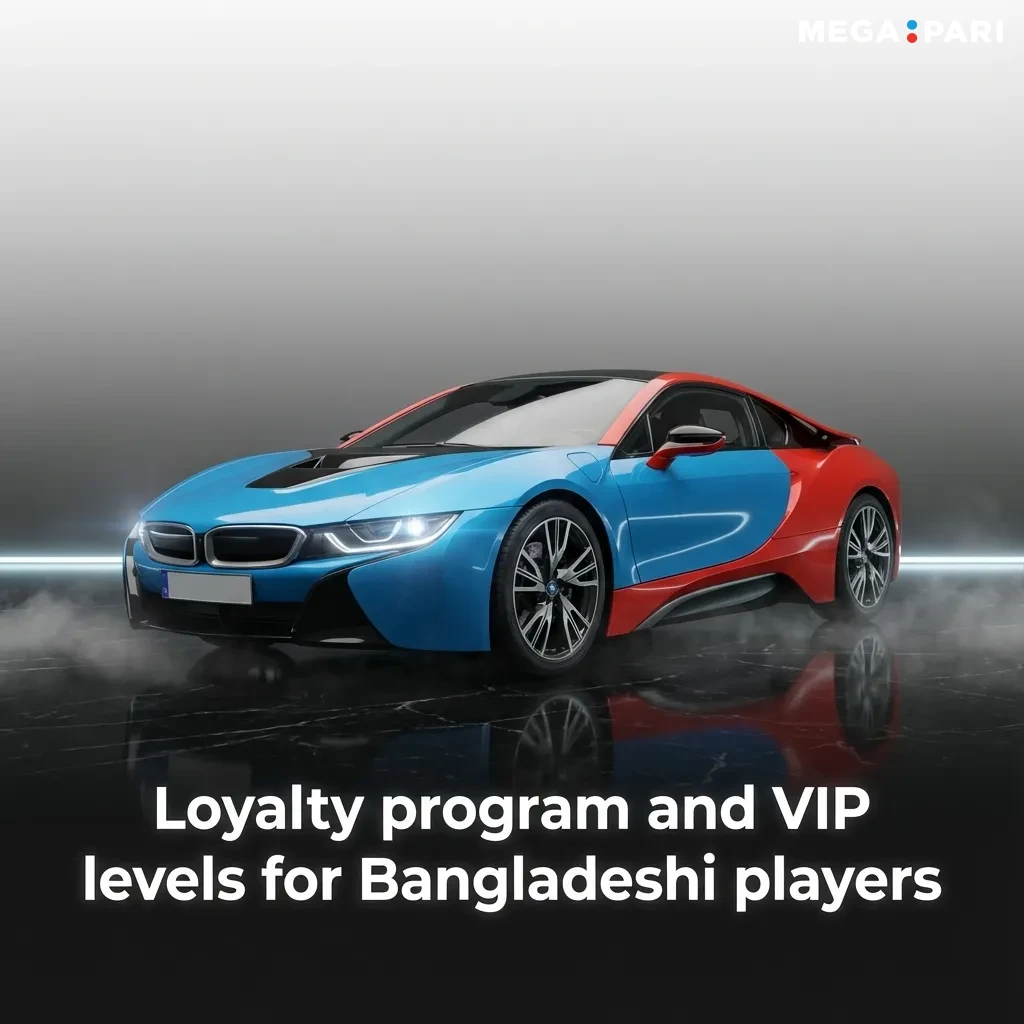 Illustration of Bangladeshi online casino loyalty tiers, showing rising VIP levels, points, and rewards like cashback and bonuses