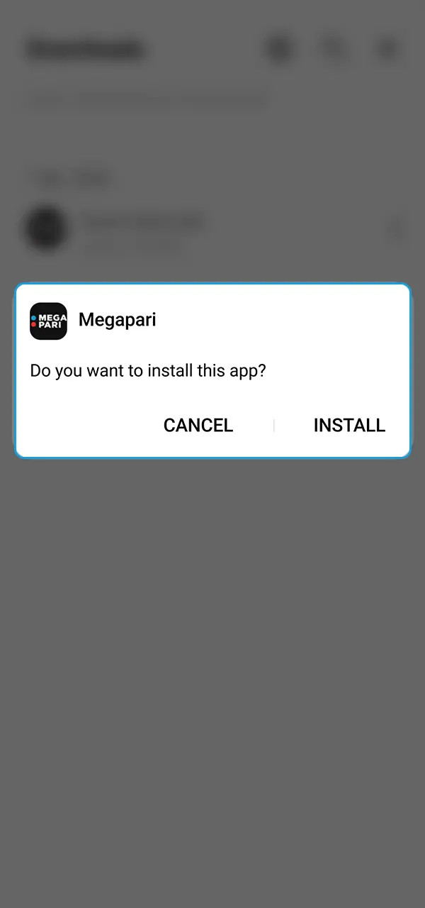 Install the convenient Megapari app to play Aviator.