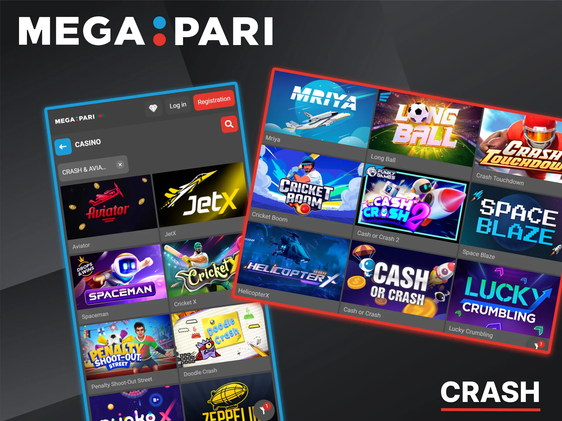 Megapari Casino offers a wide selection of action-packed crash games, including the popular Aviator.