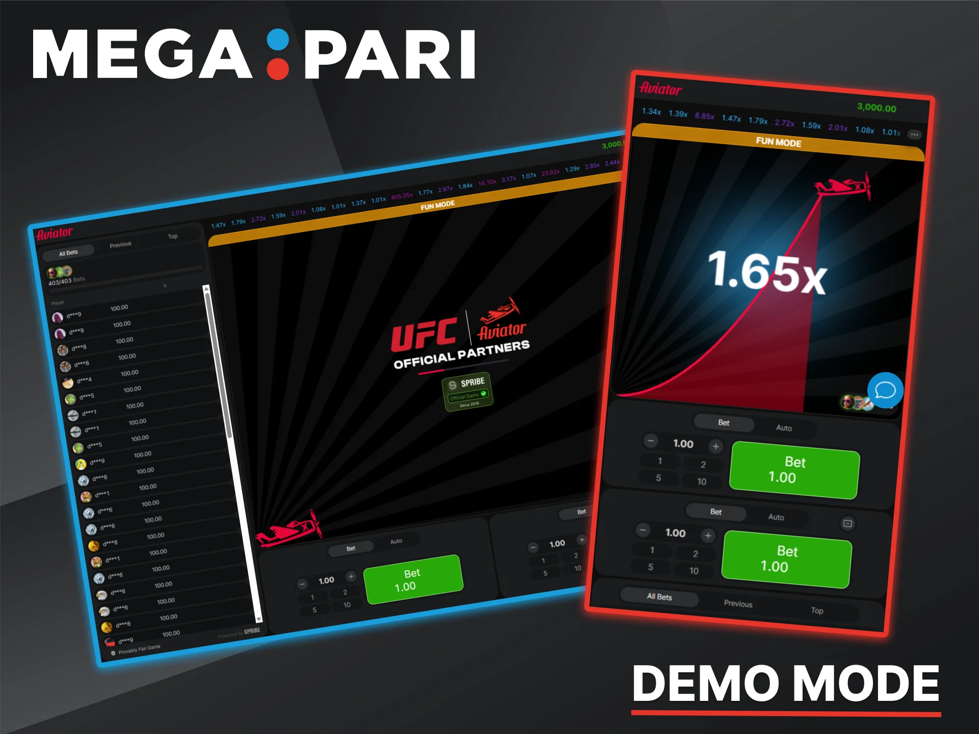 Use the Aviator demo mode at Megapari Casino to learn how to play without losing.