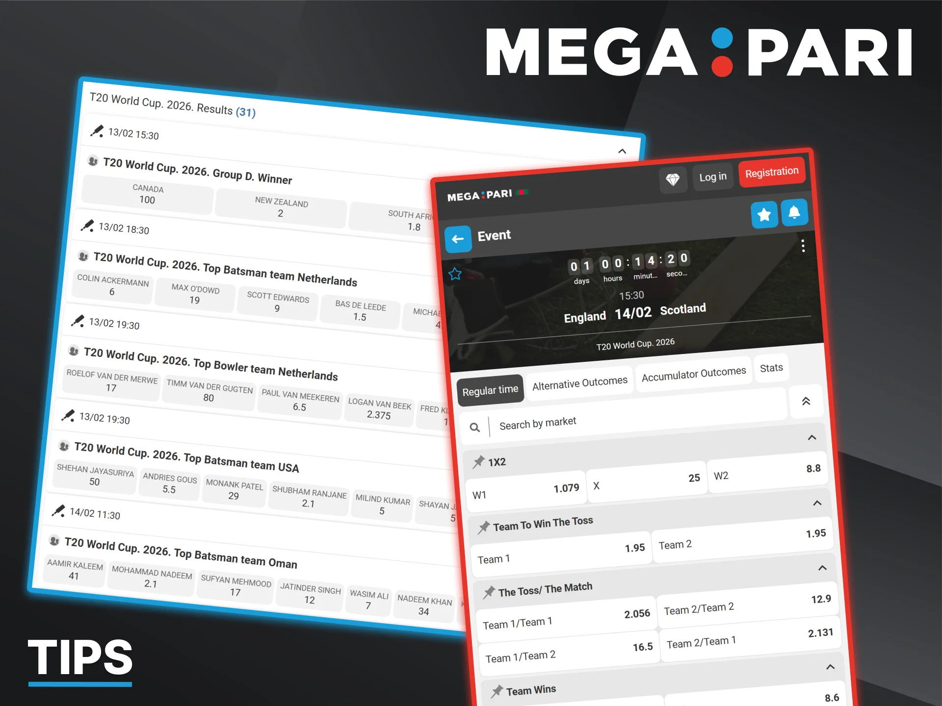 Improve your strategy and get tips for successful cricket predictions at Megapari.