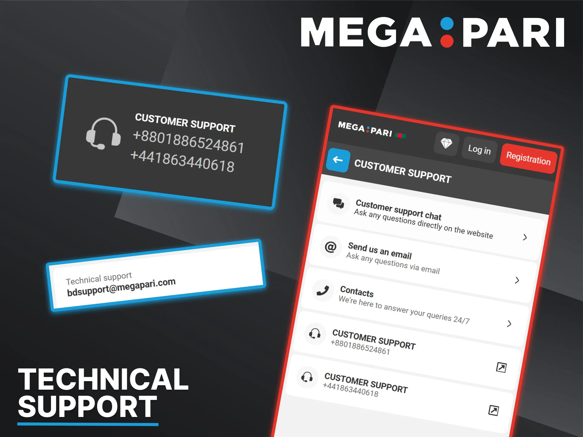 Please contact Megapari's dedicated technical support team to resolve any issues with accessing the platform.